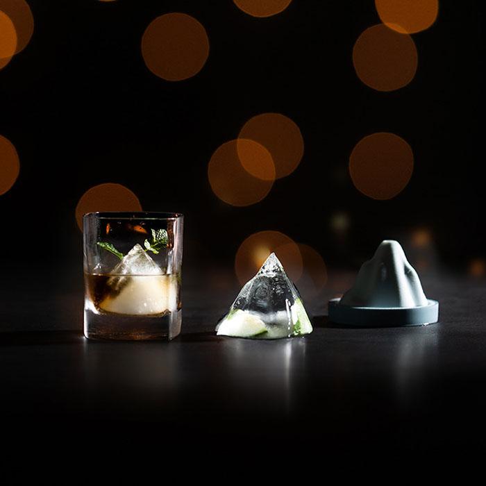 Food Grade Silicone Ice Tray Ice Mold 6cm Heightened Snow Mountain Ice Cube Mold