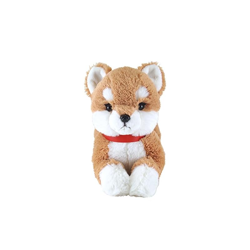 SUN LEMON Shiba Inu Lap Dog Plush Toy, Beige, Small, P-3052