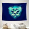 unframed Cat Tapestry Wall Hanging Anime Aesthetic Room Decor Japanese Art Home Decor Galaxy Space Wall Decor Large Tapestry Bed