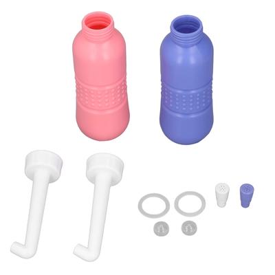 2 Pezzi Bidet Portatile Manuale 450ML Forte Elastico Leggero Grande Volume Spruzzatore Bottiglia d'Acqua