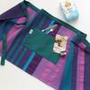 ORIGO Organic Handmade Cotton Waist Apron Delphinium