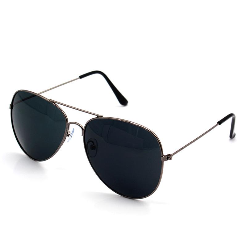 Unisex Aviator Frog Mirror Sunglasses - Multicolor Metal Frame