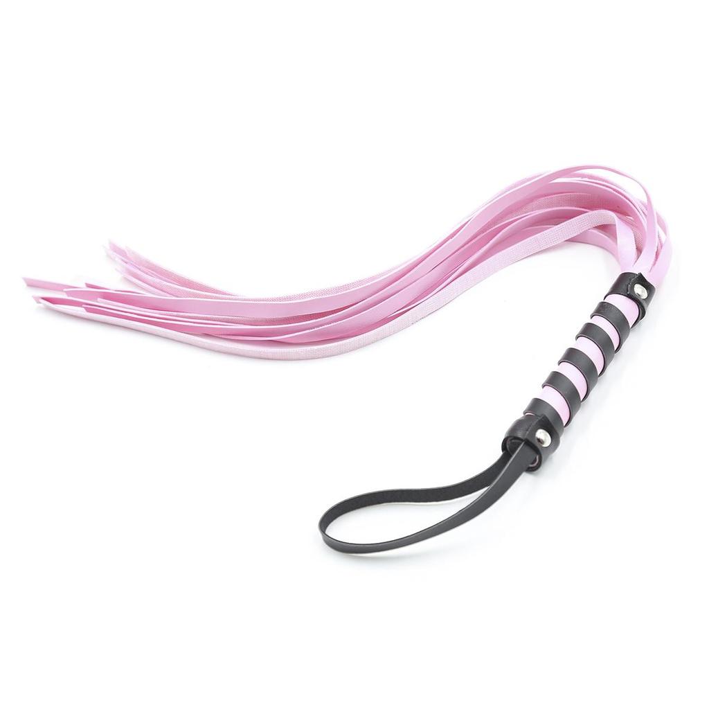 VaHppy PU 34 + 11 cm 42 g 3 colori Gioco di ruolo Frusta Nappa Coda Maniglia avvolta Giochi di sessoGiocattoli