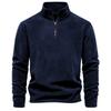 Men’s Stand Collar Half Zip Fleece Pullover