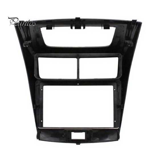 Auto Multimedia Player Frame 9-Inch Car Radio Fascia for Toyota Avanza, 2012 Double Din Dash Kit Center Console Navigation Mounting Bracket,