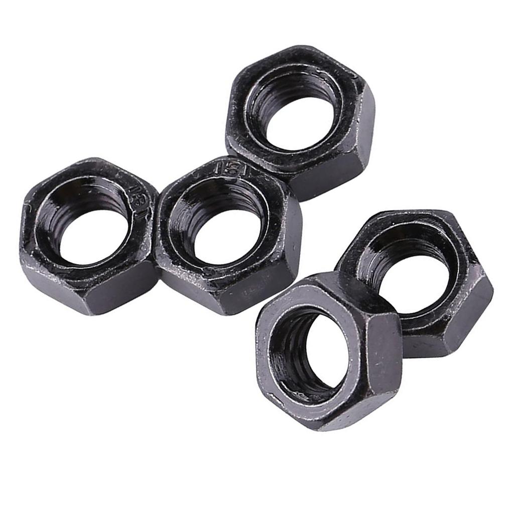 100pcs Carbon Steel Hex Hexagonal Nuts Fasterner Supply (M2)