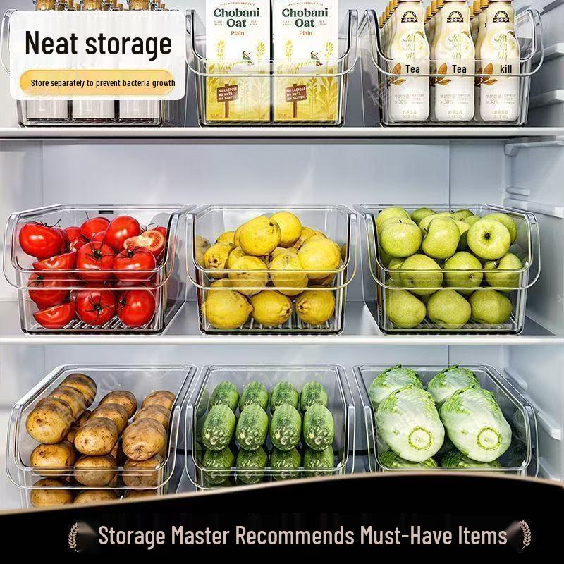 Refrigerator Organizer: Multipurpose Fresh-Keeping Drawer for Vegetables, Fruits, and Egg Storage.