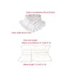 1 set Stile Francese Falso Collo Finto Design Pieghettato Bordo Arricciato Collare da Collo Choker Caratteristica Regolabile Manica Arricciata Rimovibile