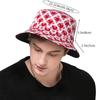 Cute Love Hearts Pattern Bucket Hat Summer Travel Beach Sun Hats Outdoor Hearts Cap For Women Men 011