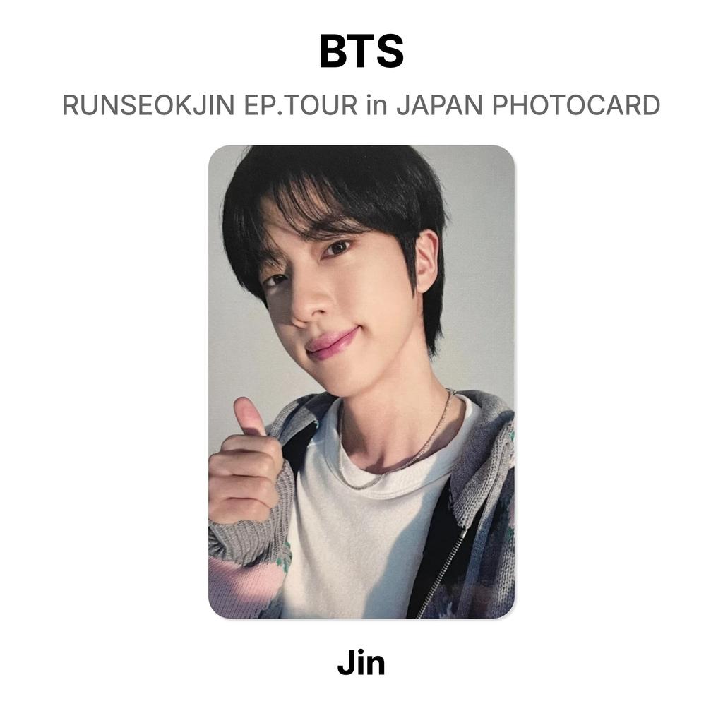 BTS RUNSEOKJIN EP.TOUR in GIAPPONE PHOTOCARD Fotocard Ufficiale