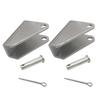 2pcs Heavy Duty Steel Mounting Bracket for Linear Actuator