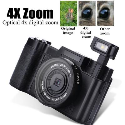 Professional HD 1080P Video Camcorder Full Vlog Digital Camera 8.0 MP CMOS Max 24MP Vlogging Camera