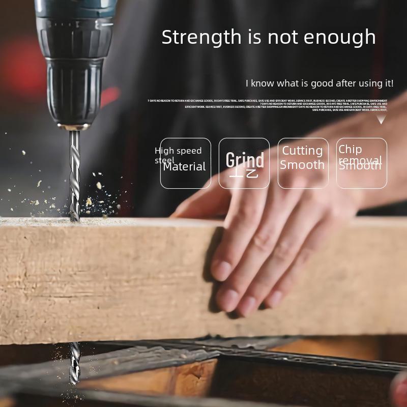 Hongding Extra Long HSS Twist Drill Bit - 4mm X 160/200/300mm