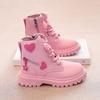 Children's Martin Boots, Girls' Boots, Princess Leather Boots, Spring and Autumn Non-Slip Single Boots To Match with Skirts, Little Girls' Boots