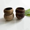 1 Pcs Home Crafts Making Natural Coconut Shell Bowls Wood Creative Decorative Bowls Candle Bowls