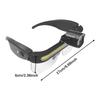 Lightweight Intelligent Sensing Headlight Comfortable Waterproof LED Headlight Glasses Hands-Free Adjustable