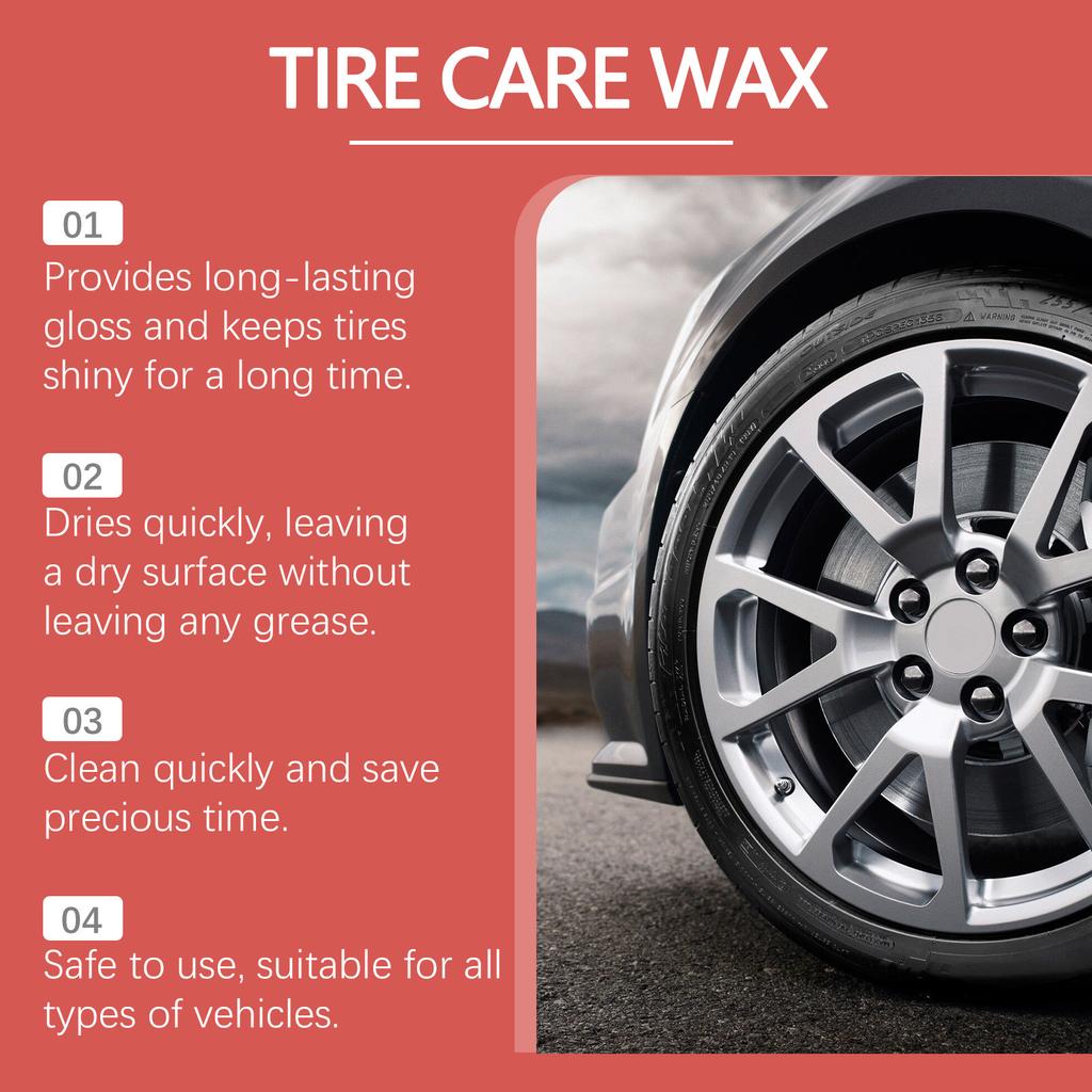 Autoreifenpflege Wachs Radreinigung Dekontamination Aufhellung Entfernung Polieren Wartung Aufbereitung Reinigungs Wachs