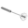 Egg Beater SemiAutomatic Stainless Steel Small Egg Whisk Hand Mixer for Kitchen Use(12in )