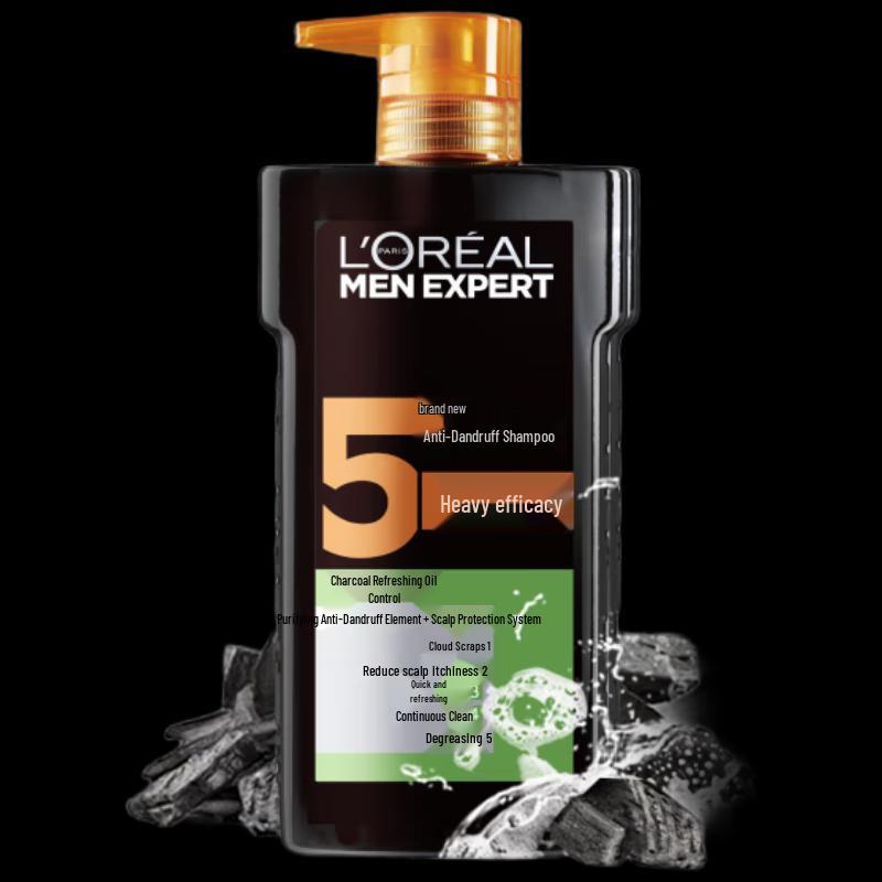 L Oréal Men s Anti-Dandruff Charcoal Shampoo