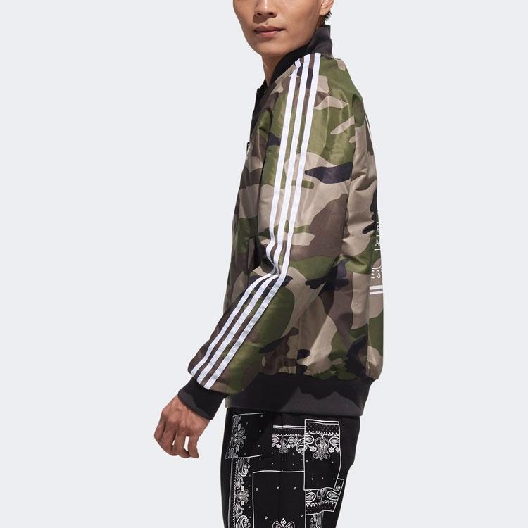 adidas originals REV Jacket Camouflage reversible Sports Black Men's DX4219