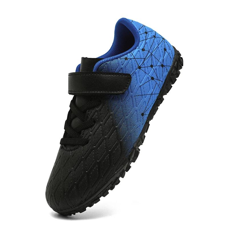 

Long Spikes Comfortable Breathable Boys Non Slip New Men Soccer Shoes Girls Cleats Outdoor Match Training Sport Football Boots 34