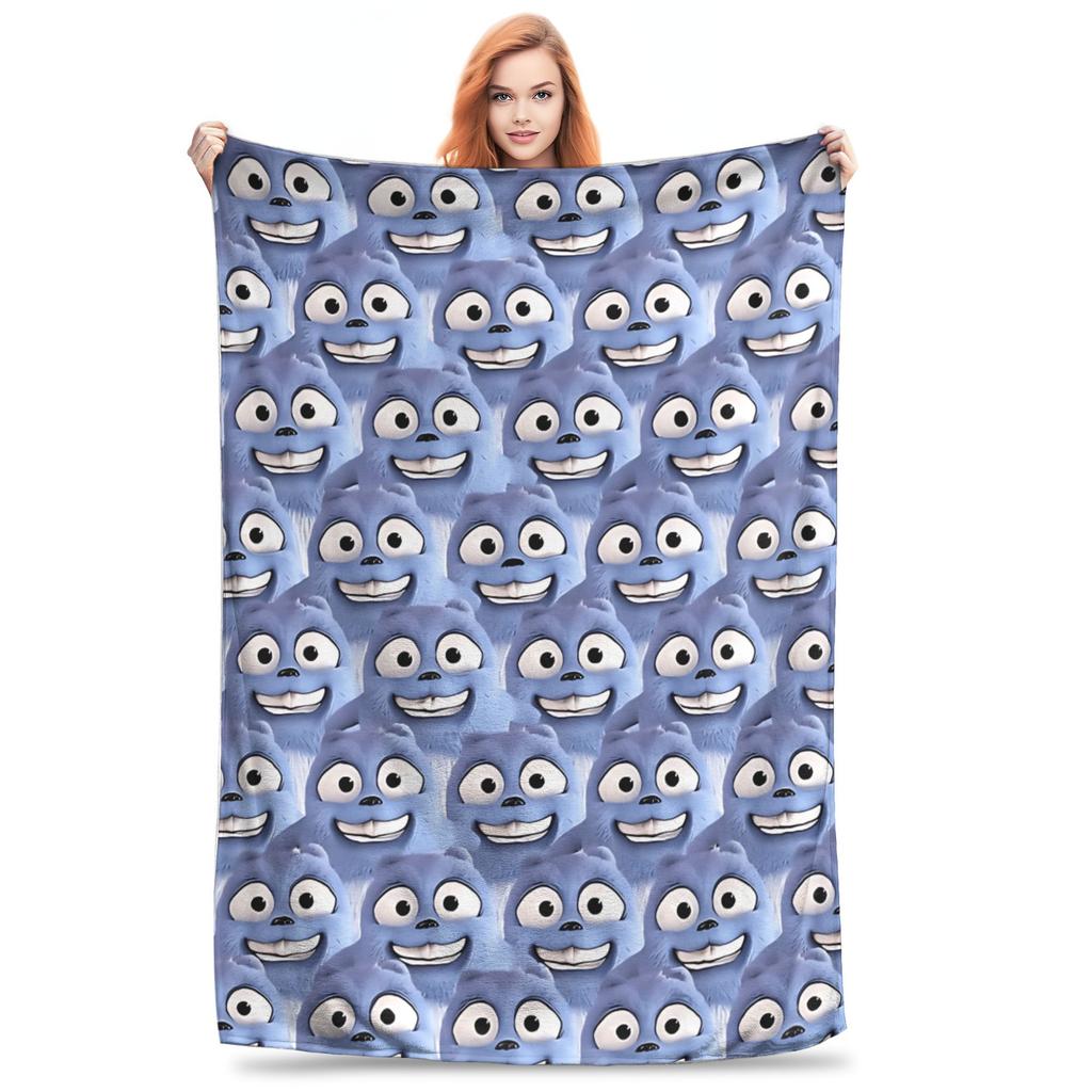 Coperta da Viaggio di Sopravvivenza Grizzly e Lemming Qualità Morbida Coperta Plaid Inverno Ragazze Ragazzi Soggiorno Moda Copriletto