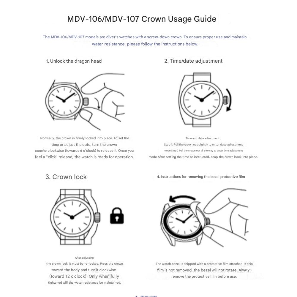Casio MDV-106G-1A Diver's Watch Goldfish MDV106 Fashion Watch