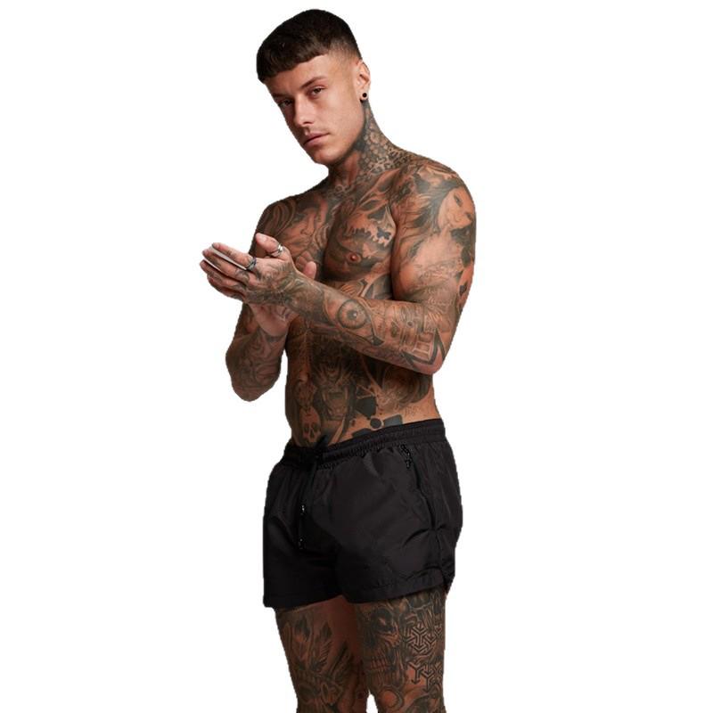 Men's Summer Fitness Running Shorts - Muscle Fit Sports Pants