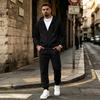 Men's Full-Zip Hoodie and Sweatpants Set, Casual Athletic Two-Piece Outfit for Everyday Wear