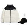 Li Ning Hot Pots Down Collection Down Jacket Winter Unisex Ecru AYMS307-1