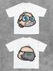 New For 2026 Printed Crewneck Graffiti Tshirts 90s Retro Cropped Tops Y2k Grunge Style And 2000sstyle Topsunisex
