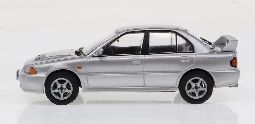 FIRST:43 1/43 Scale Mitsubishi Lancer Evo.1 1992 Silver Finished Model F43-162