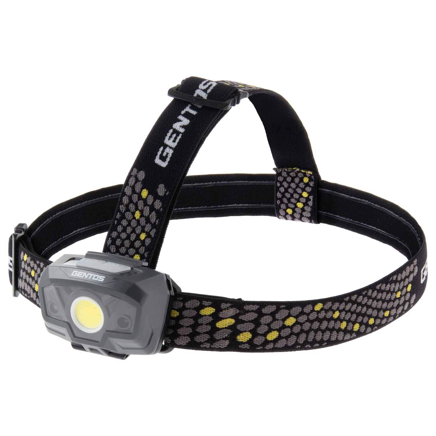 

GENTOS LED AAA Battery 360 ComBreaker Equipped with Sensor Switch Headlight, Operated, Lumens, CB-543D, Non-Contact чорний