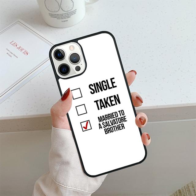 Vampire Diaries Mrs Salvatore Phone Case For iPhone 17 Air 13 12 14 15 16 Cover For Apple Pro Max Plus Coque