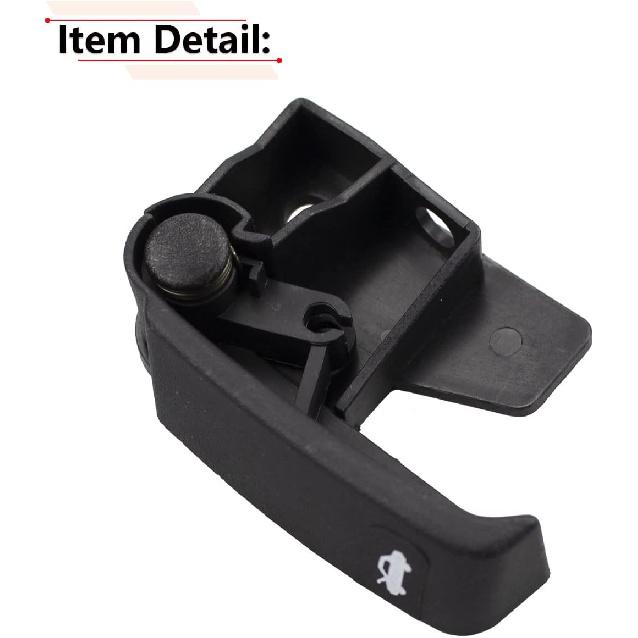 RLB-HILON Hood Release Handle Compatible With Chevy Silverado 1500 2500 3500 Suburban Tahoe GMC Sierra Yukon, For 15741109, Hood Latch Release Handle