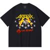 230 g/m² 100% Baumwolle Heavy Metal T-Shirt Rockband Beliebte Musik Druck Unisex Schweres Baumwoll-T-Shirt