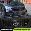 FCM5   GTR Style Racing Grille With Illuminated OE Style LED Emblem Logo Badge For Mercedes Benz GLE-Class C292 2016-2019 GLE450 GLE43