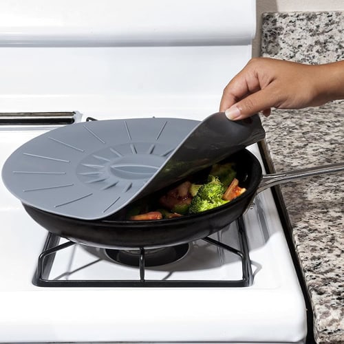 GHDVOP Silicone Lids, Silicone Wraps, Frying Pan Lids, Heat and Cold Resistant Silicone Lids, Pot Lids, Silicone Mug Lids, Airtight Lids for Food Stor