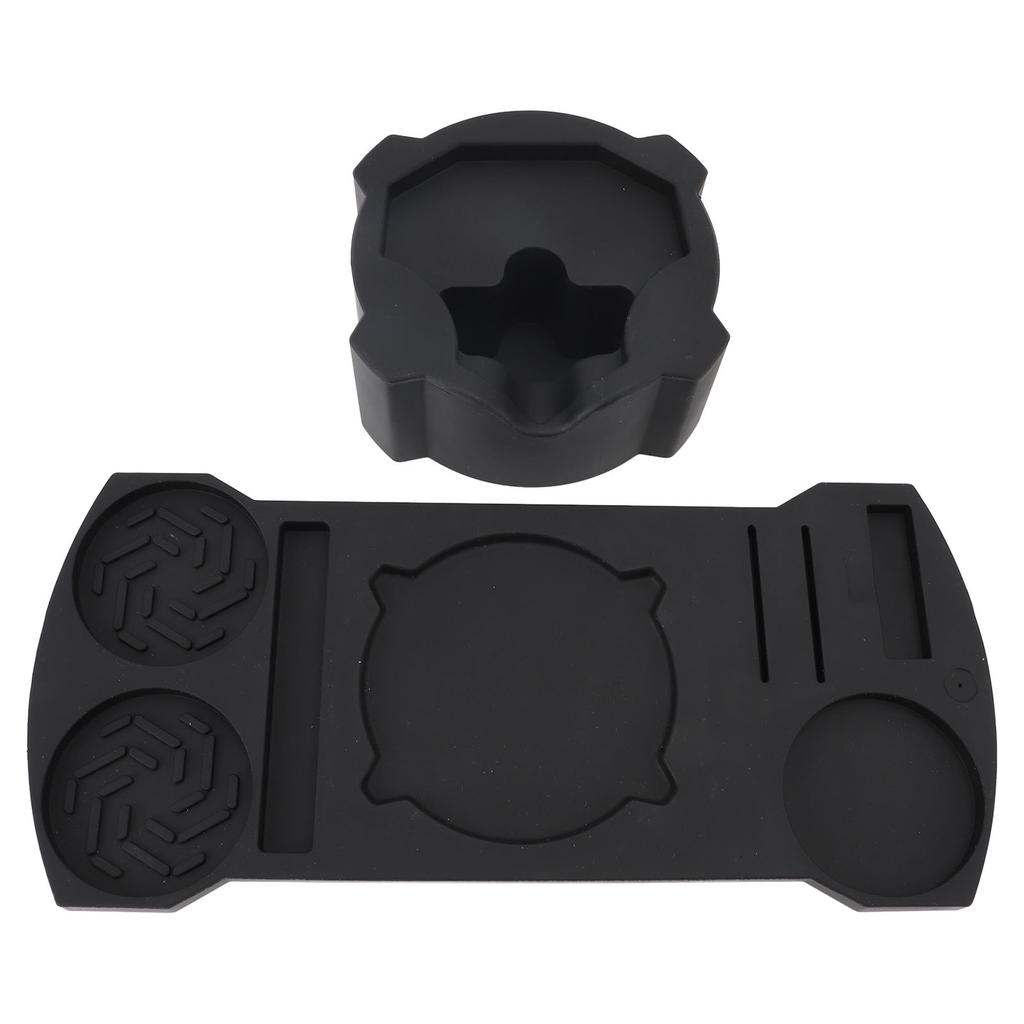 Coffee Tamping Station Silicone Storage Mat Distributor Tamper Stand for 51mm 53mm 58mm Handle