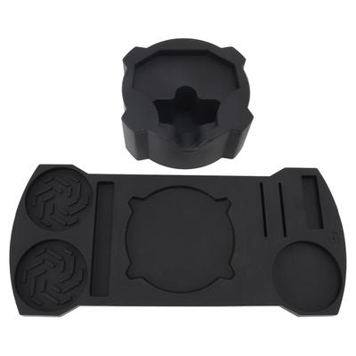 Kaffee Tamperstation Silikon Aufbewahrungsmatte Verteiler Tamper Ständer für 51mm 53mm 58mm Griff