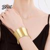 Wide Placket Bracelet 2 Pcs Adjustable Opening Individual Retro Style
