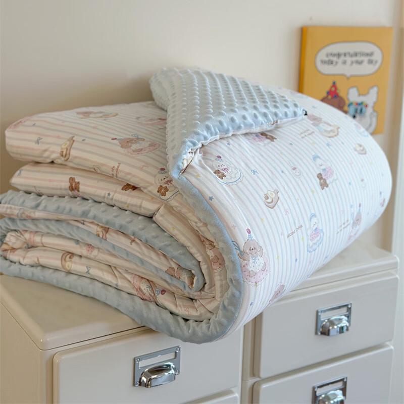 Brangdy  Breakfast Cute Dog  Kids Winter Duvet