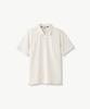 STCO Diems Lecture Silket Pq Collared Neck Short Sleeve T-Shirt Ivory (Classic Fit)_Dtsvb12Csi