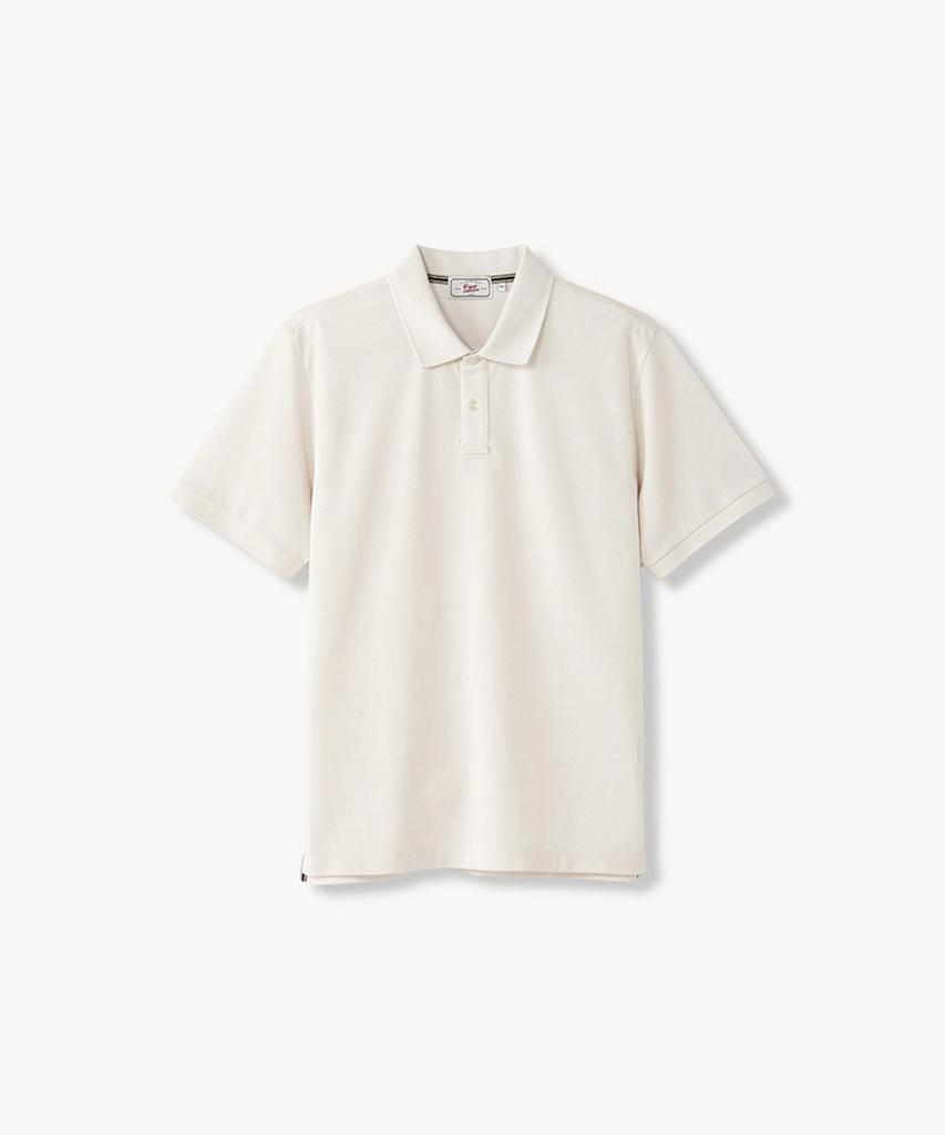 STCO Diems Lecture Silket Pq Collared Neck Short Sleeve T-Shirt Ivory (Classic Fit)_Dtsvb12Csi