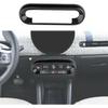 Crosselec Carbon Fiber Style Center Console Air Conditioner Switch Knob Panel Cover Trim Accessories for 2025 Mini