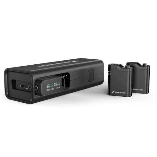 

Sennheiser PROFILE WIRELESS 2-CHANNEL SET (700266) - Compact, versatile 2.4 GHz wireless microphone system with 32-bit float recording for ASMR.