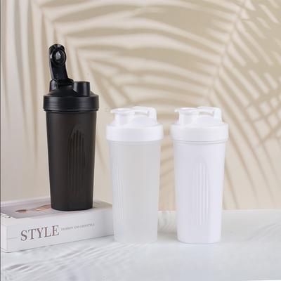 400ml/600ml Protein Shaker Bottle Leakproof BPA Free Fitness Bottle with Stainless Steel Ball for Outdoor Gym Sport Mixing Cup