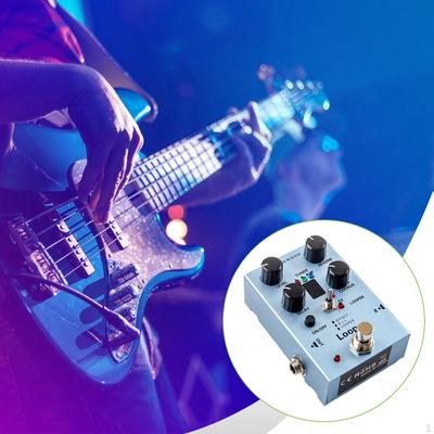 Guitar Multi Effect Pedal Indicator Lights Stage Performance Level Adjustment Knob Show Delay Chorus