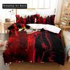New Hellsing Bedding Set Single Twin Full Queen King Size Bed Set Aldult Kid Bedroom Duvetcover Sets 3D Anime Bed Sheet Set