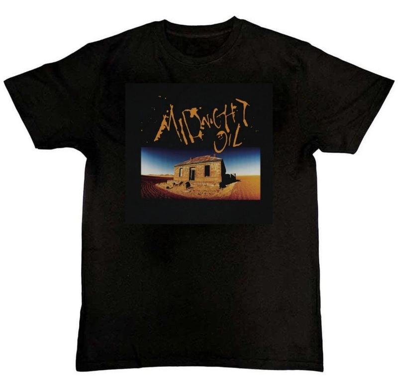 

vtg Midnight Oil band album Graphic Print Unisex T-Shirt XXXL